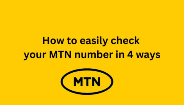 How to Check MTN Phone Number